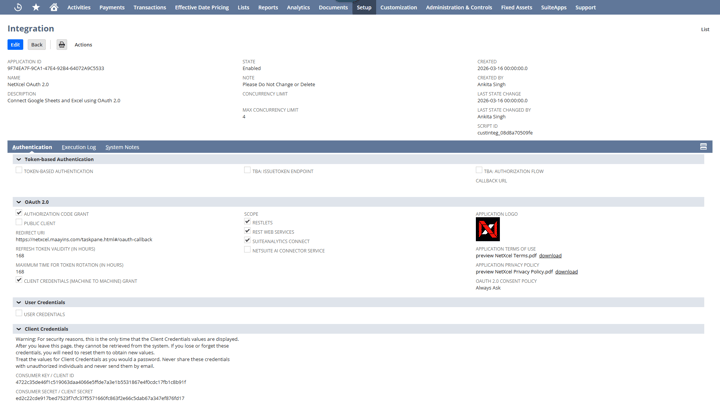 Oauth2.0 Confirmation